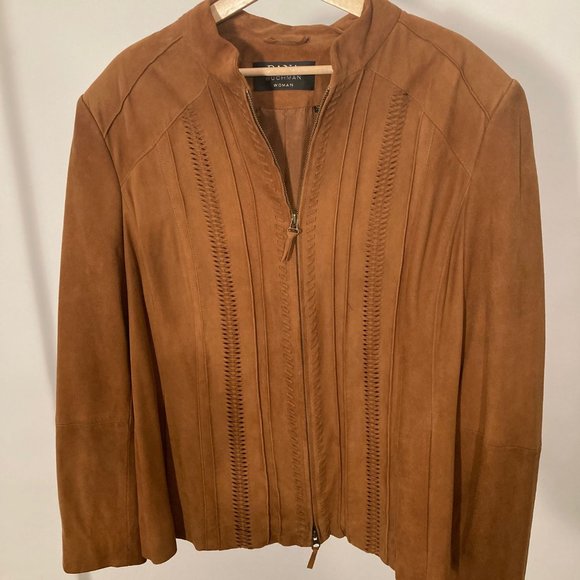 Dana Buchman Suede Jacket - Picture 1 of 4